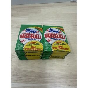 Lot of 11 - 1990 Topps MLB The Real One Baseball Cards New Sealed Unopened Packs